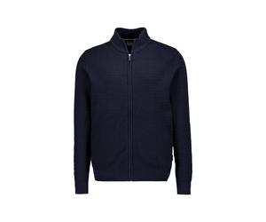 bugatti Cardigan Herren Regular Fit blau, XL
