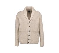 bugatti Cardigan Herren Regular Fit Wolle beige, 3XL