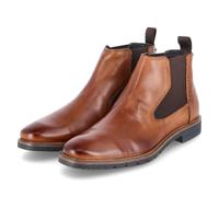 bugatti Herren Chelsea Boots 311A9G344000-6300 Weite Breit Pull-on Glattleder Cognac 44 EU