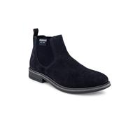 bugatti Chelsea Boots Herren Veloursleder blau, 44 (9.5)