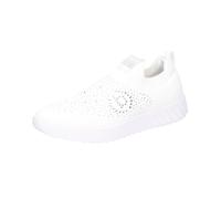 bugatti Damen-Slip-On-Mesh-slipper mit leichtem Design, verbesserter Flexibilität und stilvollem Komfort für legere-sportliche Looks weiß/metallics 40 EU