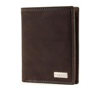 bugatti City Line Coin Wallet Combi Style 13CC Metal Logo Brown