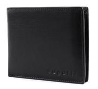 bugatti City Line RFID Coin Wallet with Flap 8CC Black