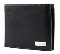 bugatti City Line RFID Coin Wallet with Flap 8CC Metal Logo Black