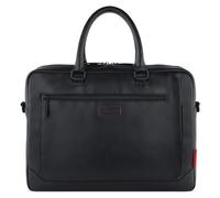 bugatti Clark Aktentasche aus Rindleder, Businesstasche 15" für Büro, Business und Freizeit