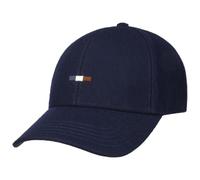 Bugatti Classic Wool Mix Cap Basecap Baseballcap Wollcap Curved Brim Herren - mit Schirm, Klettverschluss, Klettverschluss Herbst-Winter Winter - One Size dunkelblau