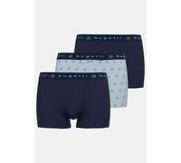 BUGATTI Comfort Pants, 3er Pack blau-hell-Allover - 8