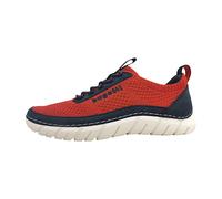 Bugatti Herren-Sneaker Compton ASM01 Vegan Rot/Dunkelblau Größe 46