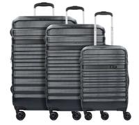 bugatti Corium 4-Rollen Kofferset 3tlg. schwarz