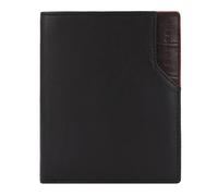 bugatti Corso DeLuxe Upright Wallet With Flap Black 