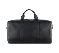 bugatti Corso Deluxe Reisetasche aus Leder, Weekender für den Urlaub, Gymtasche für Sport, schwarz