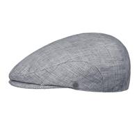 Bugatti Coverton Flatcap Schirmmütze Schiebermütze Herren - Made in The EU mit Schirm, Futter Sommer Frühling-Sommer - 58 cm blau