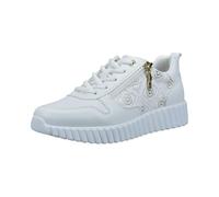bugatti Damen 435-AI613-5000-2051 Sneaker,White/Gold,38,EU