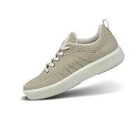 bugatti Damen Beige Mesh-Sneaker mit Logo-Details, atmungsaktivem Design, weicher Polsterung, stoßdämpfenden Eva-Sohlen, beige/Offwhite, 36 EU