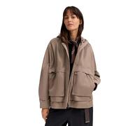 Blouson BUGATTI "Loose Fit", Damen, Gr. 40, 80, braun, 60% Baumwolle, 40% Polyester, unifarben, loose fit, Jacken Blouson, Oversized wasserabweisend (22806062-40)