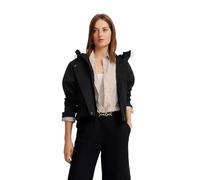 Blouson BUGATTI, Damen, Gr. 46, schwarz (290, schwarz), 100% Polyester, unifarben, regular fit, Manschette, Jacken Blouson, wasserabweisend (96763964-46)
