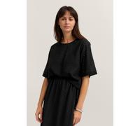 Bugatti Damen Bluse kurzarm Modern Fit mit Lochmuster EU 36 / UK 8