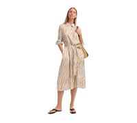 bugatti Damen Blusenkleid 100% Viskose Modern Fit Animal Print Langarm