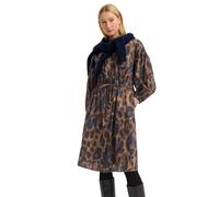Blusenkleid BUGATTI "Leo-Muster", Damen, Gr. 38, Normalgrößen, 80, braun, 100% Baumwolle, animal-print, normal, Kleider, mit Bindegurt und aus Baumwolle (27130853-38) 80, braun