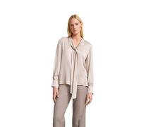 Langarmbluse BUGATTI, Damen, Gr. 40, beige, 100% Viskose, unifarben, casual, normal, Langarm 1-Knopf-Manschette, Blusen, mit leichtem Glanz (53235048-40) beige