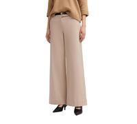 Stoffhose BUGATTI "Baumwollmix", Damen, Gr. 42, Normalgrößen, beige (40, beige), 98% Baumwolle, 2% Elasthan, unifarben, normal, Hosen Stoffhose, mit Flexcity Stretch (57343652-42) 40, beige