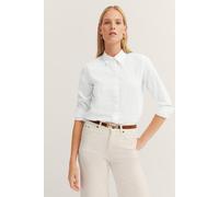 Bugatti Damen Hemdbluse aus Baumwoll-Leinen-Mix EU 34 / UK 6