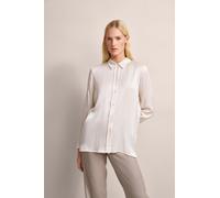 Langarmbluse BUGATTI, Damen, Gr. 42, beige, 100% Viskose, unifarben, casual, normal, ohne Ausschnitt, Langarm, Blusen, mit längerem Rückenteil (72628963-42) beige