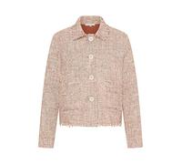 Bugatti Damen Bouclé-Jacke Baumwoll-Mix EU 42 / UK 14
