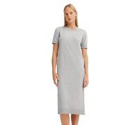 Strickkleid BUGATTI, Damen, Gr. M, Normalgrößen, 240, grau, 96% Viskose, 4% Elasthan, unifarben, normal, Kurzarm, Kleider, mit kurzen Ärmeln & Seitenschlitzen (86817932-M) 240, grau