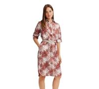 Hemdblusenkleid BUGATTI, Damen, Gr. 44, Normalgrößen, 730, rose, 100% Baumwolle, geblümt, normal, Halbarm, Kleider, mit halber Knopfleiste (51186245-44) 730, rose
