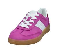 bugatti Damen-Pinkfarbene Sneakers mit Logo-Prägung, Rillen-Detailsohlen und modernistischem Design für lässigen Komfort, pink/Multicolour, 39 EU