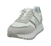 bugatti Damen Sandaletten, Frauen Sandalen,Sommersandalen,bequem,flach,Sommerschuhe,Freizeitschuhe,offene Schuhe,Offwhite/Multicolour (2181),37 EU/EU UK