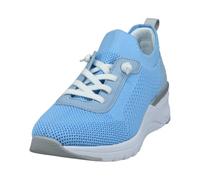 bugatti Damen Sandaletten, Frauen Sandalen,Sommersandalen,bequem,flach,Sommerschuhe,Freizeitschuhe,offene Schuhe,Light Blue (4200),37 EU/EU UK