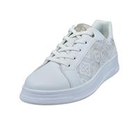 bugatti Damen Sandaletten, Frauen Sandalen,Sommersandalen,bequem,flach,Sommerschuhe,Freizeitschuhe,offene Schuhe,White/Gold (2051),39 EU/EU UK