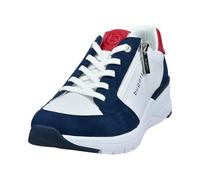 bugatti Damen Sandaletten, Frauen Sandalen,Sommersandalen,bequem,flach,Sommerschuhe,Freizeitschuhe,offene Schuhe,White/Multicolour (2081),39 EU/EU UK