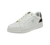 bugatti Damen Sneaker Low-Top 435AQG135050-2181 Weite Normal Schnürung Kunstleder Offwhite/Multicolor 38 EU
