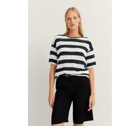 Bugatti Damen Sommerpullover aus leichtem Baumwolle-Leinen-Mix L