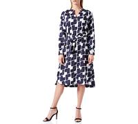 bugatti Damen W1205-21385 Kleid, Marine-380, 46 EU