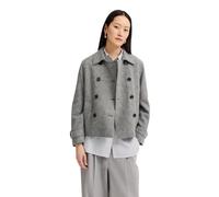 bugatti Damen Wolljacke 861400-81243 Loose Fit, Flexcity Stretch, Zweireiher, gekochte Wolle, Umlegekragen