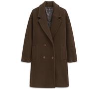 Wollmantel BUGATTI "Flexcity", Damen, Gr. 42, 690, rost, 75% Wolle, 25% Polyamid, unifarben, regular fit, normaler Saum, Mäntel, im Regular Fit und Oversized-Optik mit Reverskragen (48248130-42) 690,