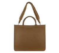 bugatti Daphne Tote Bag Leder, Shopper, 2 abnehmbare Schultergurte, 17" Laptopfach, cognac