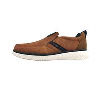 Slip-On Sneaker BUGATTI, Herren, Gr. 46, braun (cognac), Lederimitat, casual, Schuhe, Slipper, Freizeitschuh, Halbschuh mit Stretcheinsatz (48363827-46) cognac