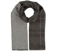 bugatti Doubleface-Schal | Glencheck-Karo | 35 x 200 cm | Karomuster | Aus Kunstfaser Charcoal