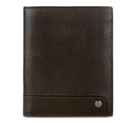 bugatti Due Geldbörse RFID Schutz Leder 10 cm braun
