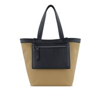 bugatti kleine Elena Tote Bag, Shopper mit Täschchen als Diebstahlschutz, camel