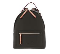 bugatti Ella Rucksack klein für Damen, modischer Tagesrucksack aus Kunstleder, olive