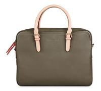 bugatti Ella Businesstasche 15", Aktentasche aus Kunstleder mit Laptopfach, olive