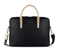 Aktentasche BUGATTI "ELLA", Damen, Gr. B/H/T: 37cm x 27cm x 6cm onesize, schwarz, Kunstfaser, unifarben, Taschen (51931232-0) schwarz
