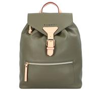 bugatti Ella, kleiner eleganter Damen-Rucksack, stylischer City- und Tagesrucksack, olive