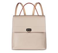 bugatti Ella Damen-Rucksack aus Kunstleder, leichter Daypack für Alltag & Freizeit, beige